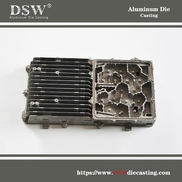 Aluminium Shielding 2 High precision aluminium RF shielded enclosure manufactured by DSW using die casting technology for electromagnetic shielding and communication filter protection