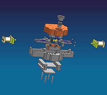 Die-Casting Die Design for Bobbins with Long-Distance Slides