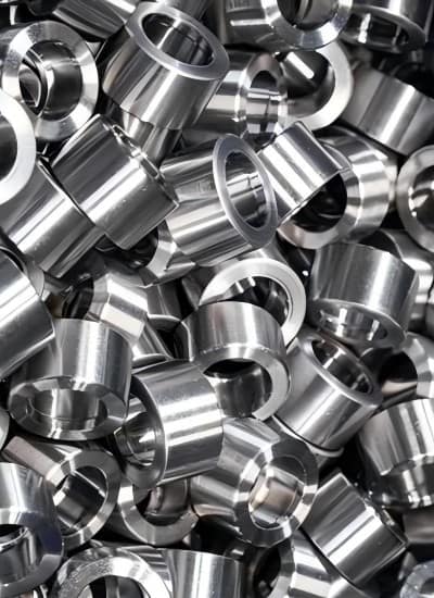 Zinc plating used to protect metal parts from corrosion.