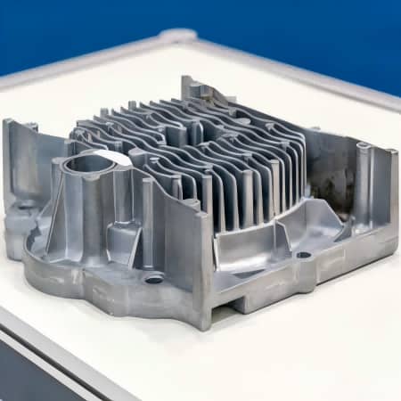 zinc-alloy-casted-heat-sinks Zinc alloy heat sinks produced through die casting are commonly used in electronics.