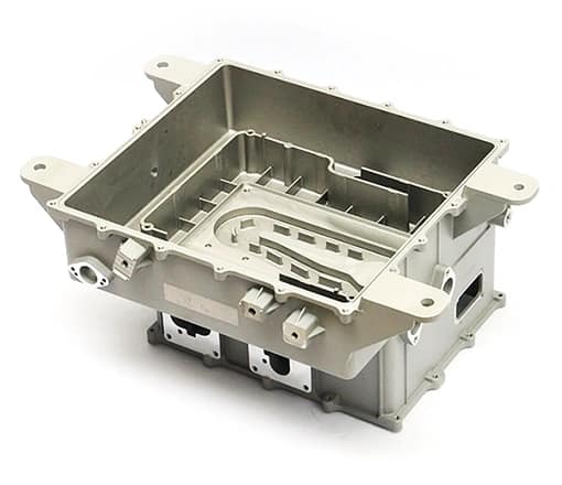 Aluminum alloy die casting enclosure with precision engineering and smooth finish