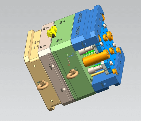 The die casting dies for heatsinks in aluminum lighting system