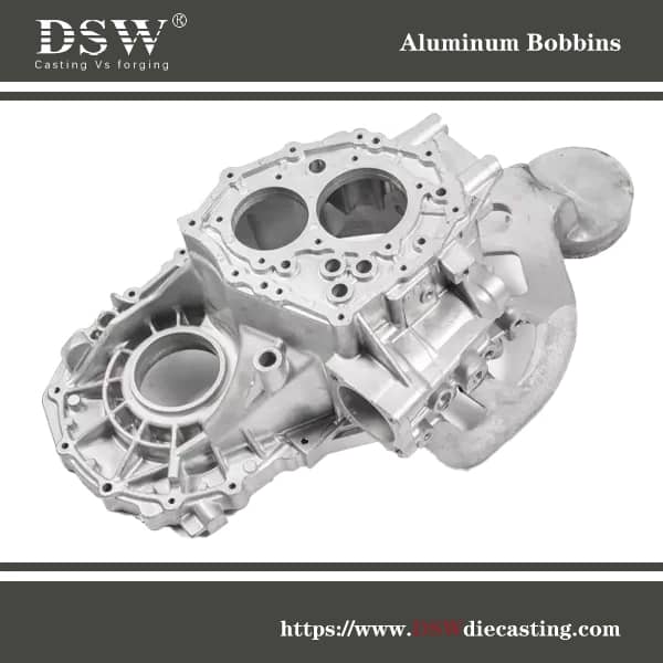 Aluminum transmission housing protects the mechanical components