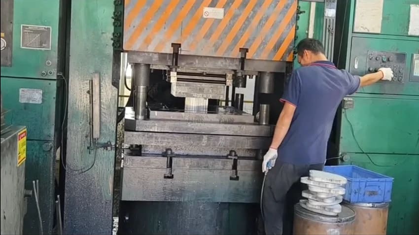 cold metal forging Increases the strength of the aluminum material through strain hardening.