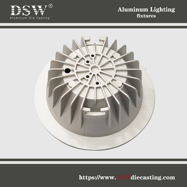 Aluminum Light Fixture Parts 5 Aluminum die-cast light fixture parts including housings and brackets