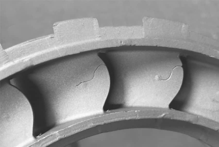 Cold Shut in Aluminum Die Casting Parts 2 Cold shut defects occur in casting when two streams of molten metal meet but do not properly fuse