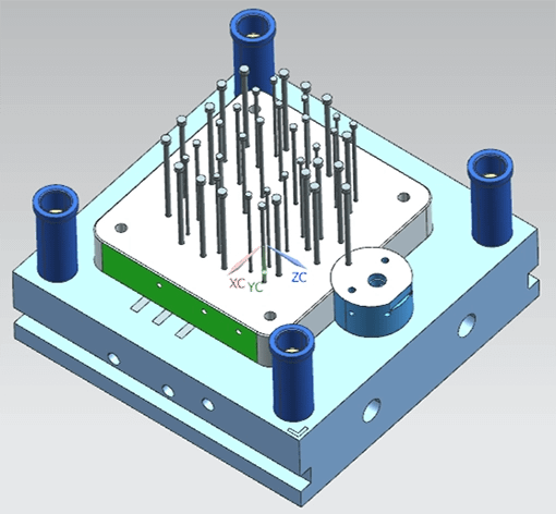 Die Casting Die Components: Essential Elements for Precision and Efficiency 4 The ejector plate moves to release the part from the mold